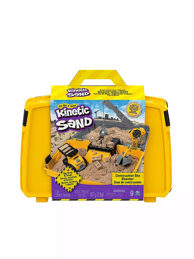 SPINMASTER | Kinetic Sand - Baustellen-Koffer | keine Farbe