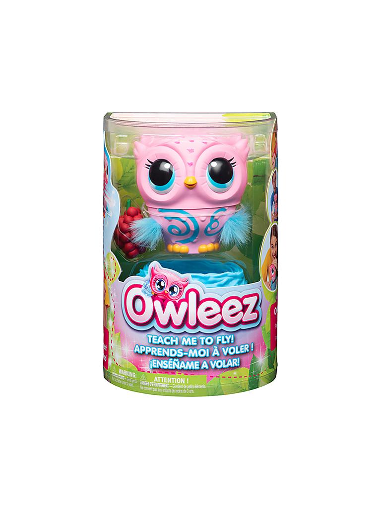 SPINMASTER | Owleez - Fliegende interaktive Spielzeug-Babyeule mit Leuchteffekten und Sounds | transparent