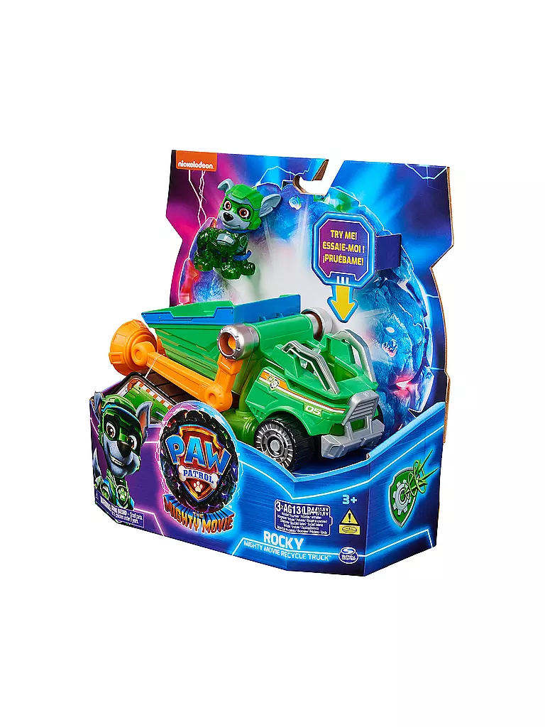 SPINMASTER | PAW Patrol Basis Fahrzeug von Rocky mit Welpenfigur | keine Farbe