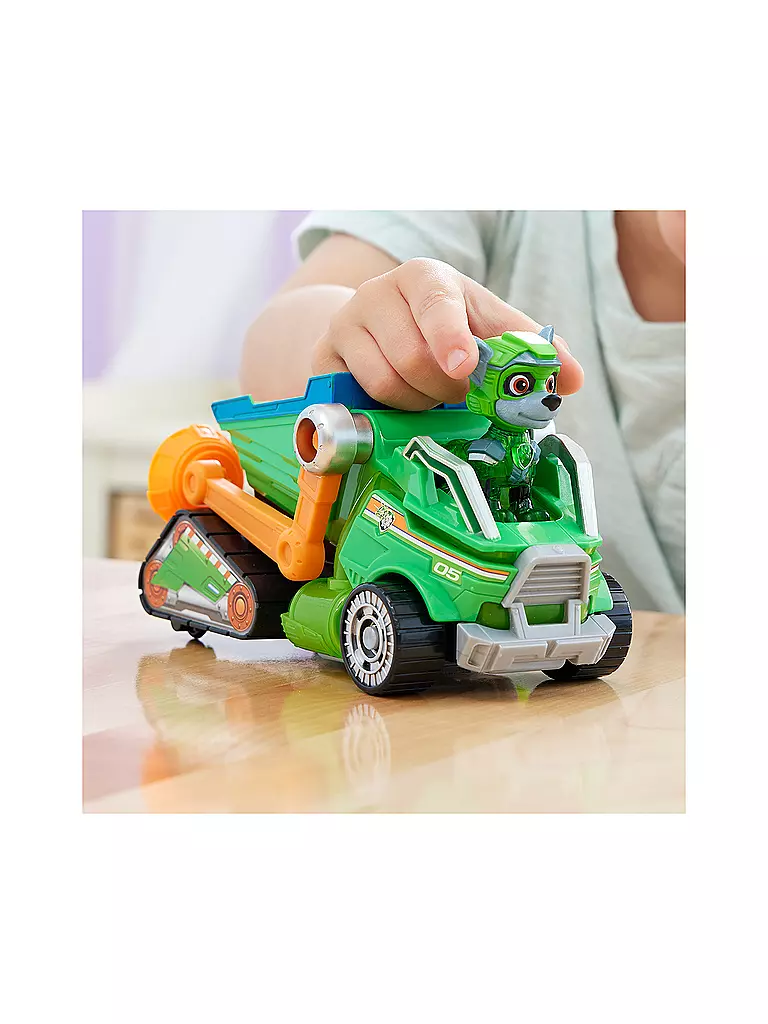 SPINMASTER | PAW Patrol Basis Fahrzeug von Rocky mit Welpenfigur | keine Farbe