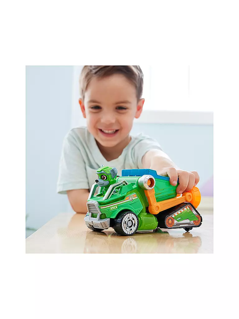 SPINMASTER | PAW Patrol Basis Fahrzeug von Rocky mit Welpenfigur | keine Farbe