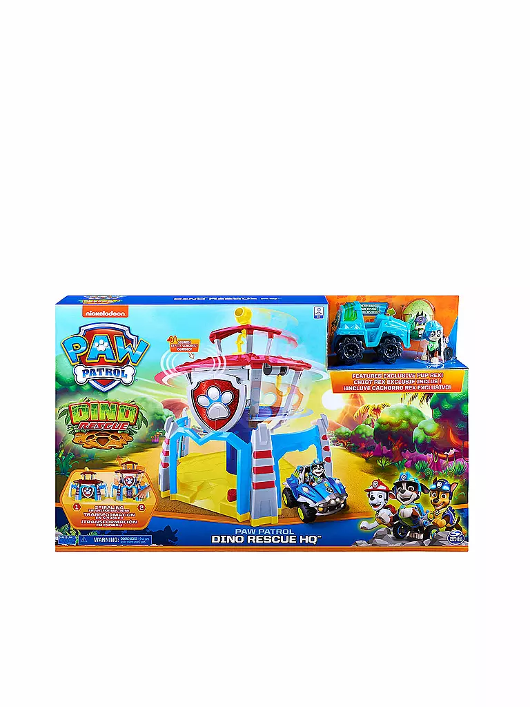 SPINMASTER | PAW Patrol Dino Rescue Hauptquartier-Spielset | keine Farbe