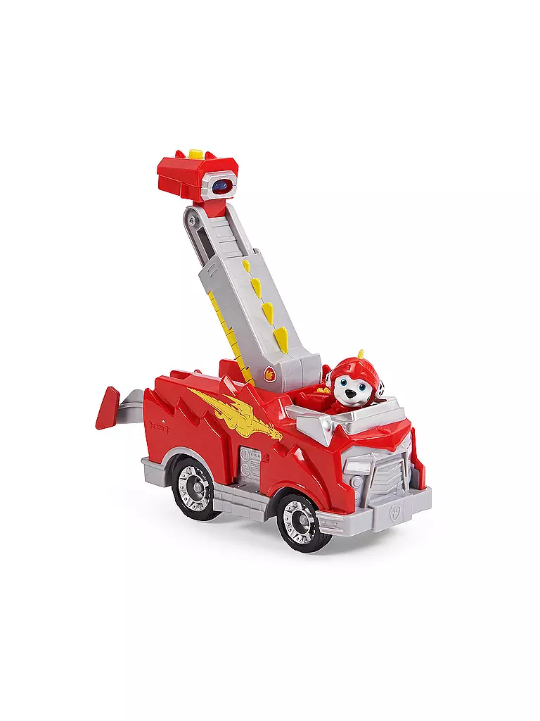 SPINMASTER | PAW Patrol Rescue Knights Basis Fahrzeug Spielzeugauto von Marshall mit Welpenfigur | keine Farbe