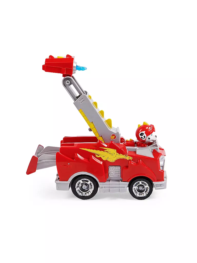 SPINMASTER | PAW Patrol Rescue Knights Basis Fahrzeug Spielzeugauto von Marshall mit Welpenfigur | keine Farbe