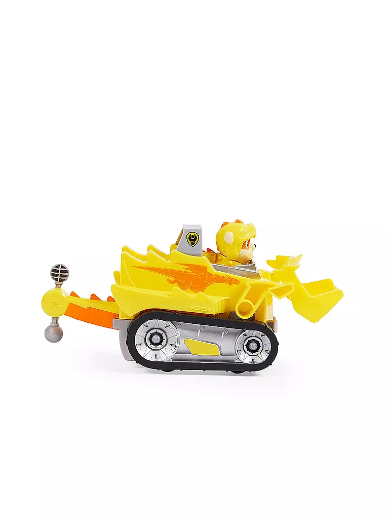 SPINMASTER | PAW Patrol Rescue Knights Basis Fahrzeug Spielzeugauto von Rubble mit Welpenfigur | keine Farbe
