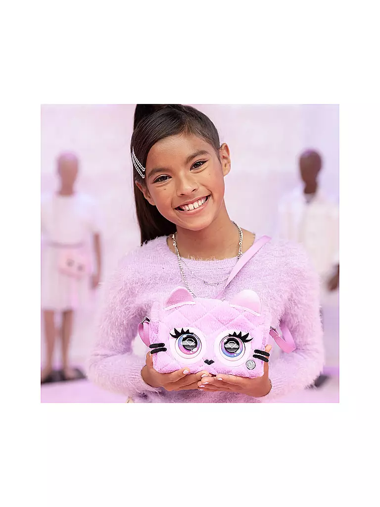 SPINMASTER | Purse Pets Flauschi Katze Tasche | keine Farbe