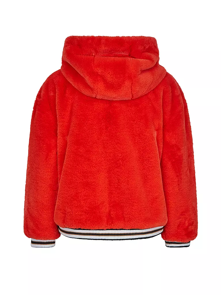 SPORTALM | Jacke in Felloptik | rot