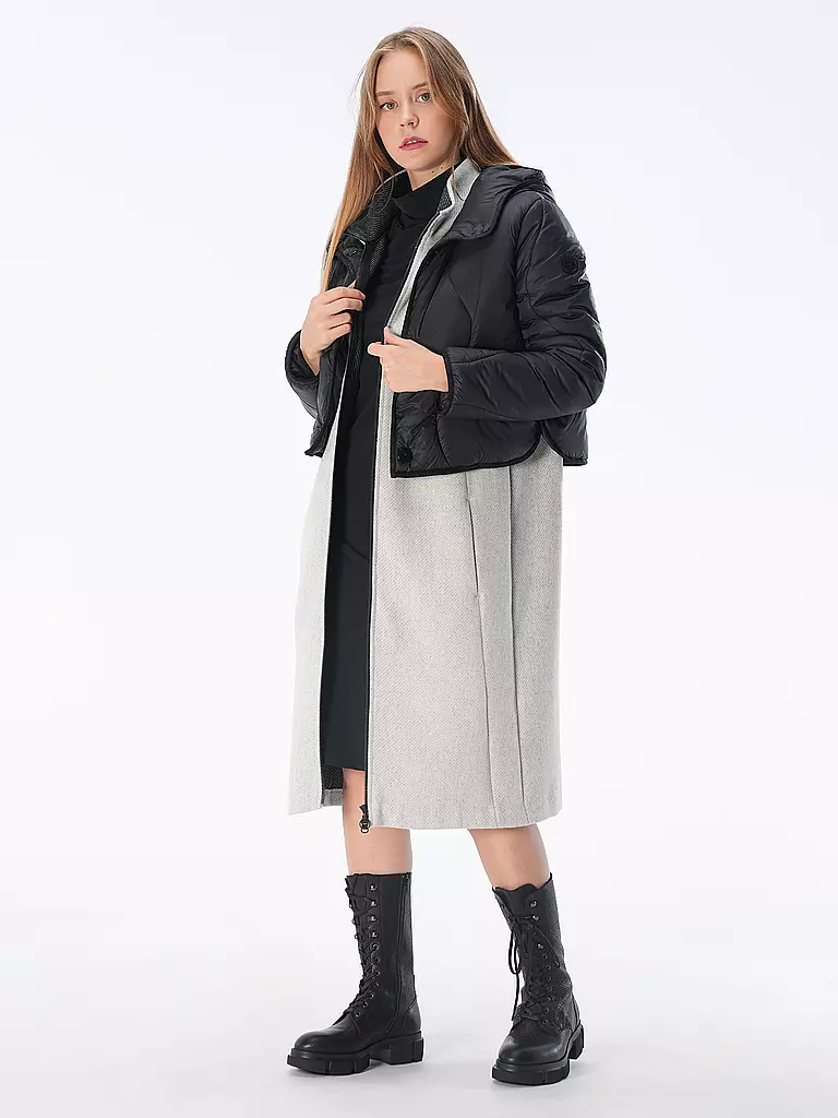 SPORTALM | Mantel 2 in 1 | schwarz