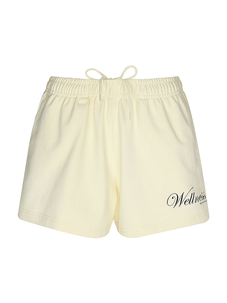 SPORTY & RICH Shorts AVENUE gelb | XS