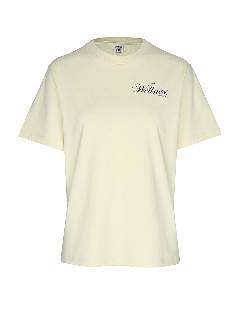 SPORTY & RICH T-Shirt AVENUE  gelb | XS