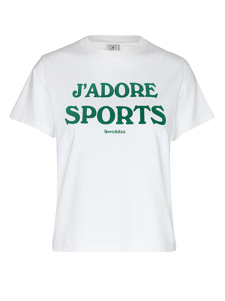 SPORTY & RICH T-Shirt JADORE BABY weiss | XS