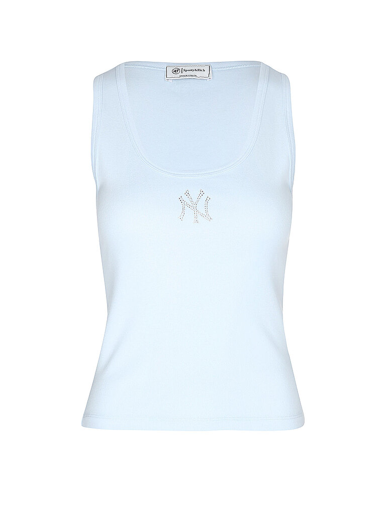 SPORTY & RICH Top YANKEES hellblau | XS