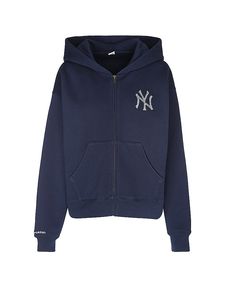 SPORTY & RICH Sweatjacke YANKEES  dunkelblau | S