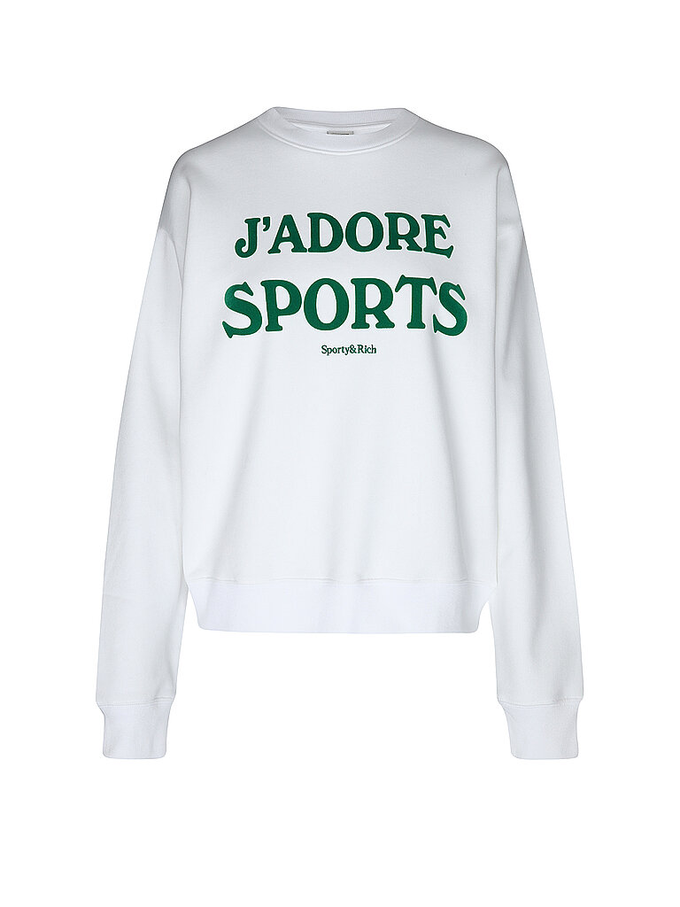 SPORTY & RICH Sweater weiss | L