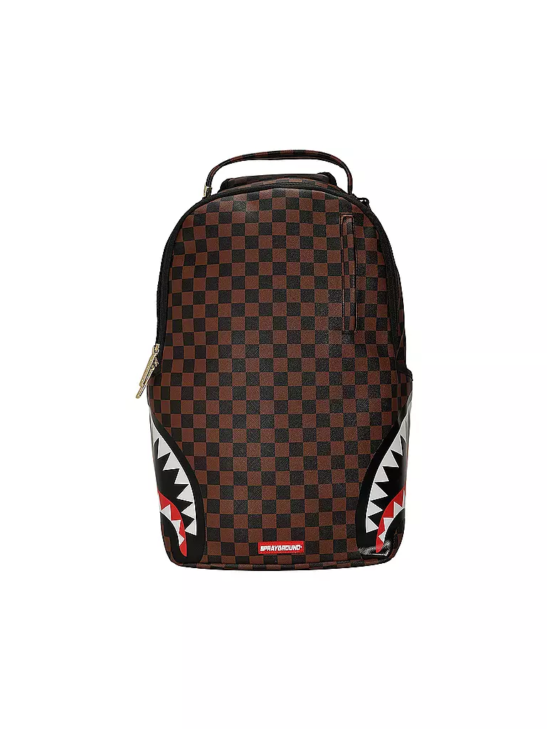 SPRAYGROUND | Rucksack SIP SIDE SHARKS DLXSV | braun
