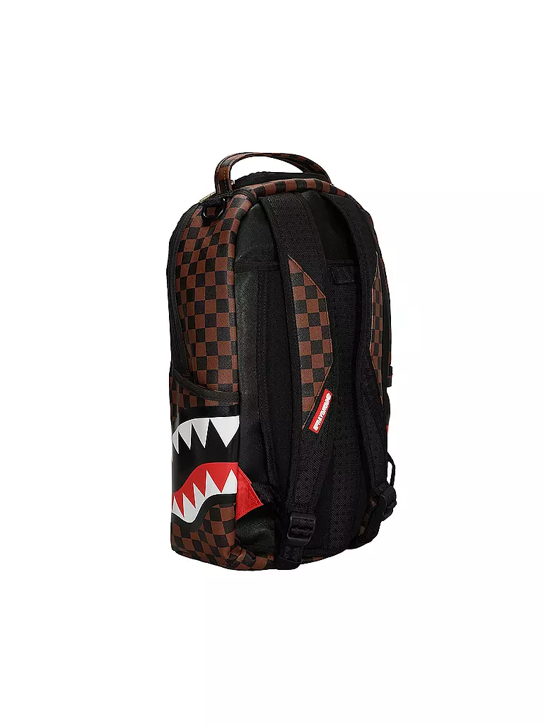 SPRAYGROUND | Rucksack SIP SIDE SHARKS DLXSV | braun