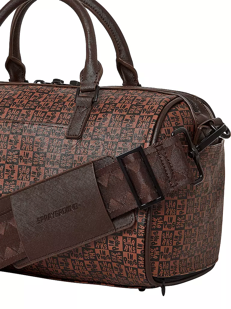 SPRAYGROUND | Tasche - Mini Duffle SHARKS IN PARIS | braun