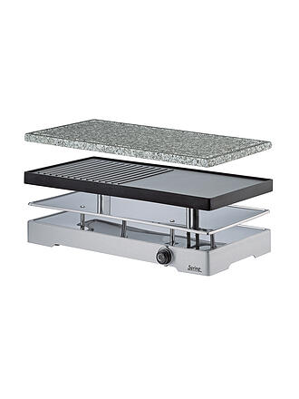 SPRING | RACLETTE8 CLASSIC DUO - Raclette mit Alugrillplatte + Granitstein