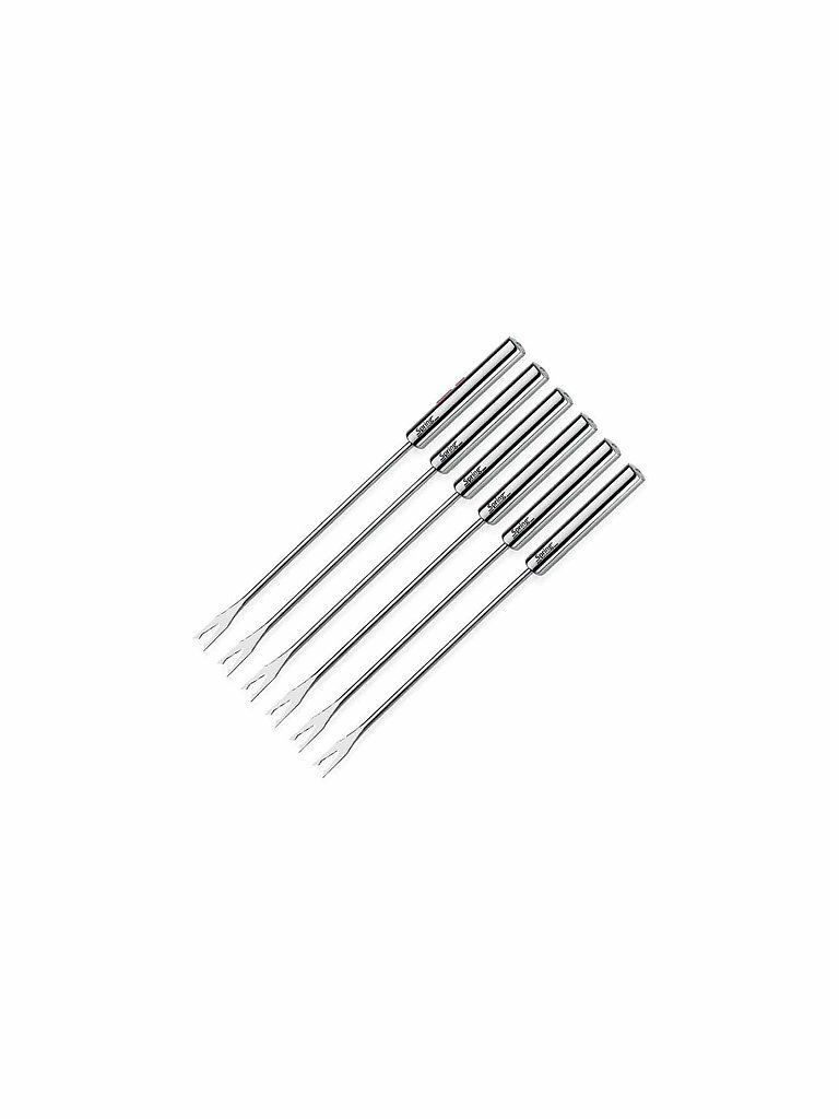 SPRING Fleischfondue-Gabeln 6-er silber