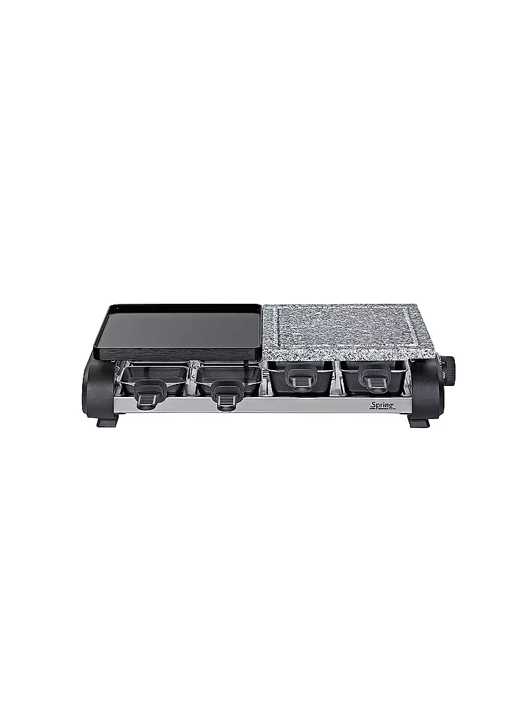 SPRING | Raclette für 8 Personen BASIC Edelstahl | silber