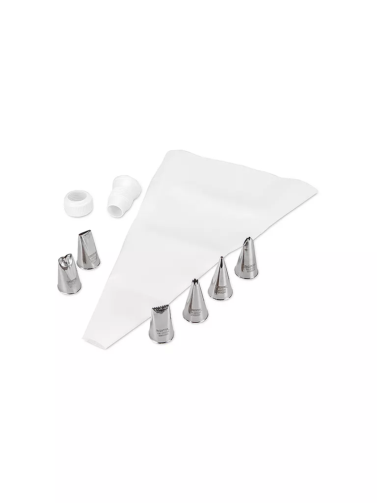 STAEDTER | Dekorations-Set - 8-teilig | silber