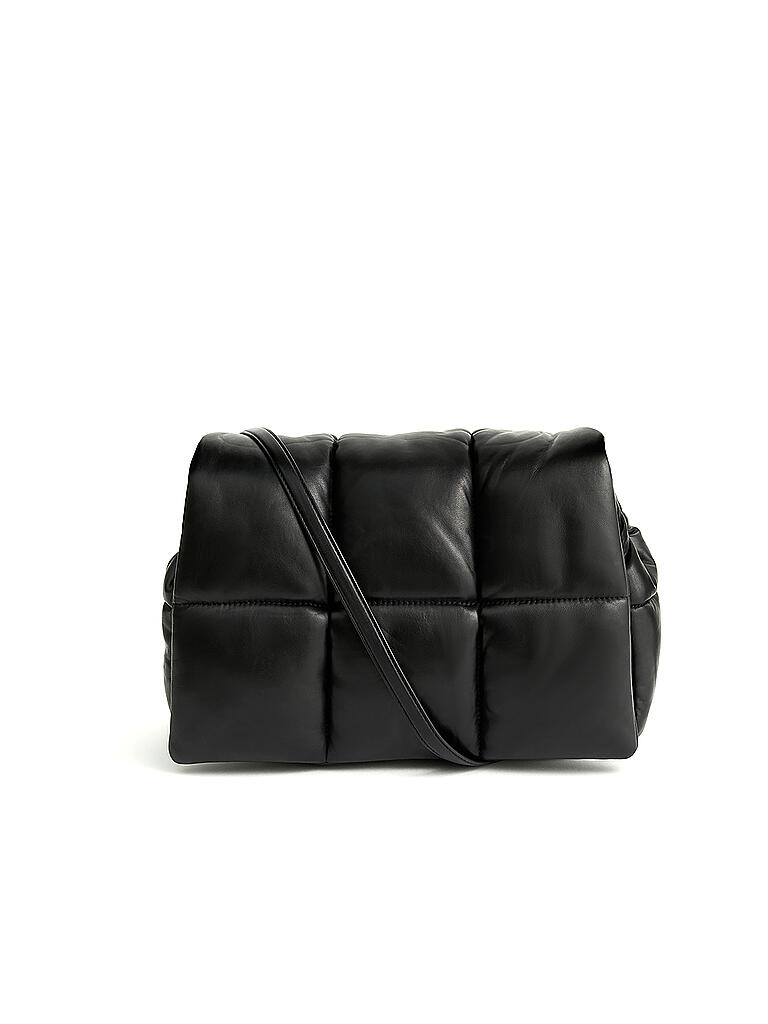 STAND | Ledertasche - Clutch Bag Wanda | schwarz