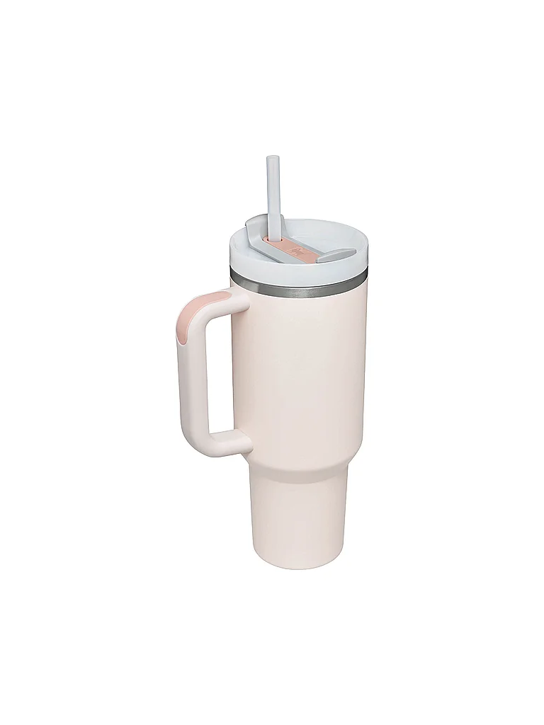 Stanley Isolierflasche - Thermosflasche Quencher H2.0 FlowState™ Tumbler 1,2L Rose Quartz rosa baby 3