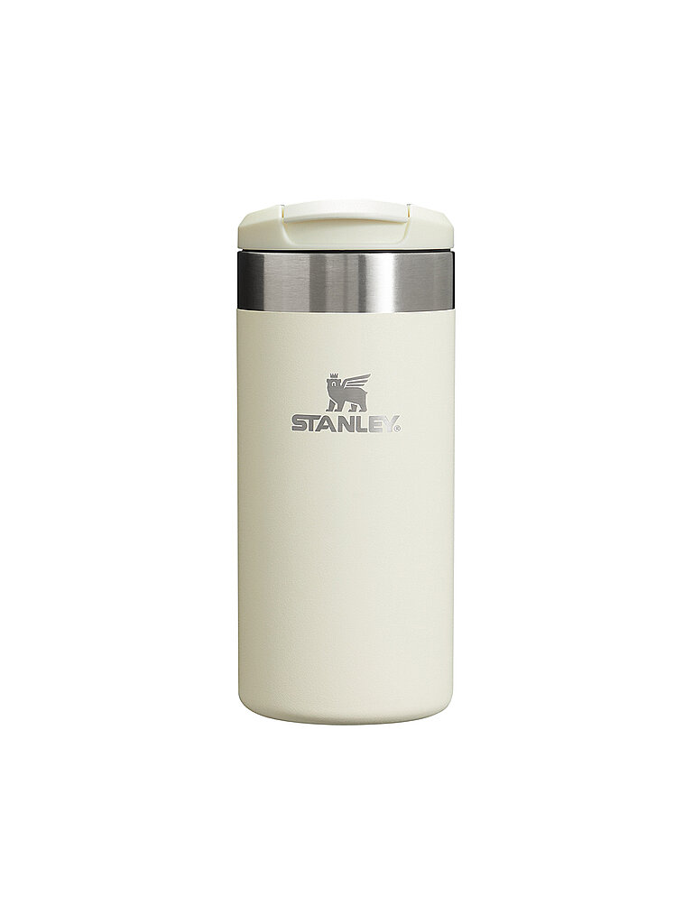 STANLEY Isoliertrinkbecher AEROLIGHT TRANSIT MUG HAMMERTONE 0,35l Cream Gloss  creme