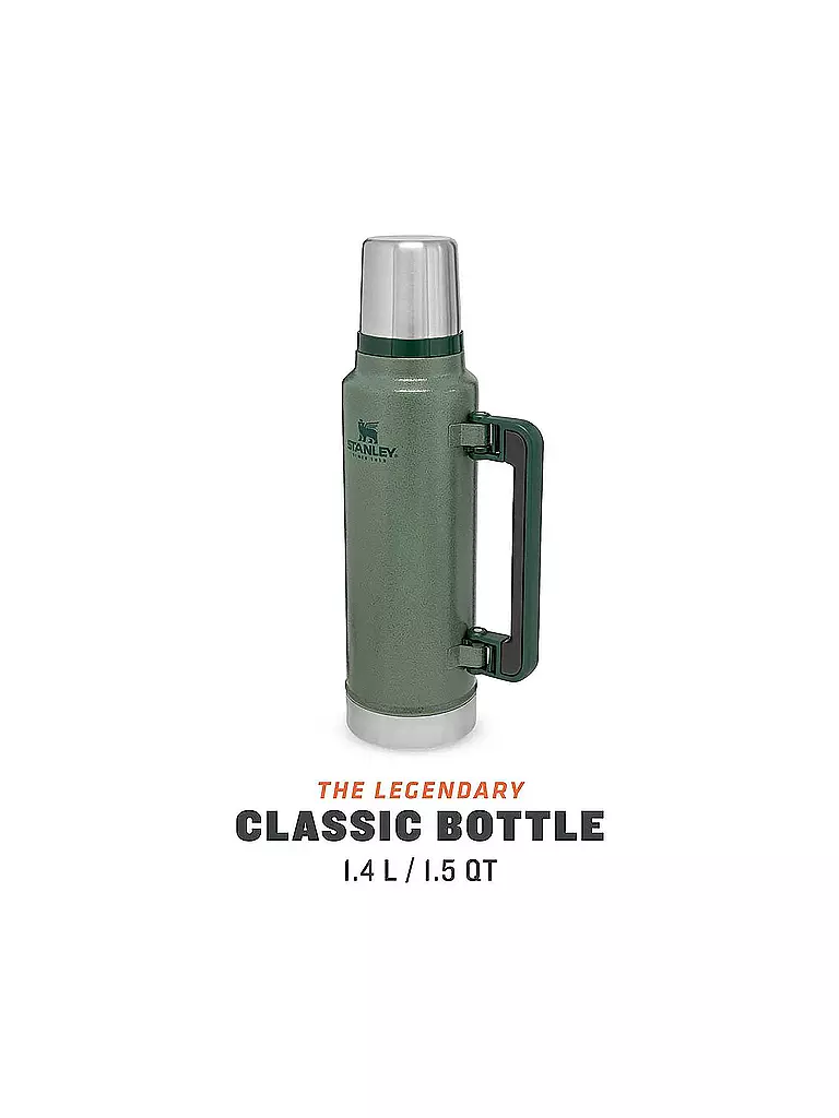 STANLEY | Isolierflasche - Thermosflasche Classic Legendary Bottle 1,4l Grün | olive