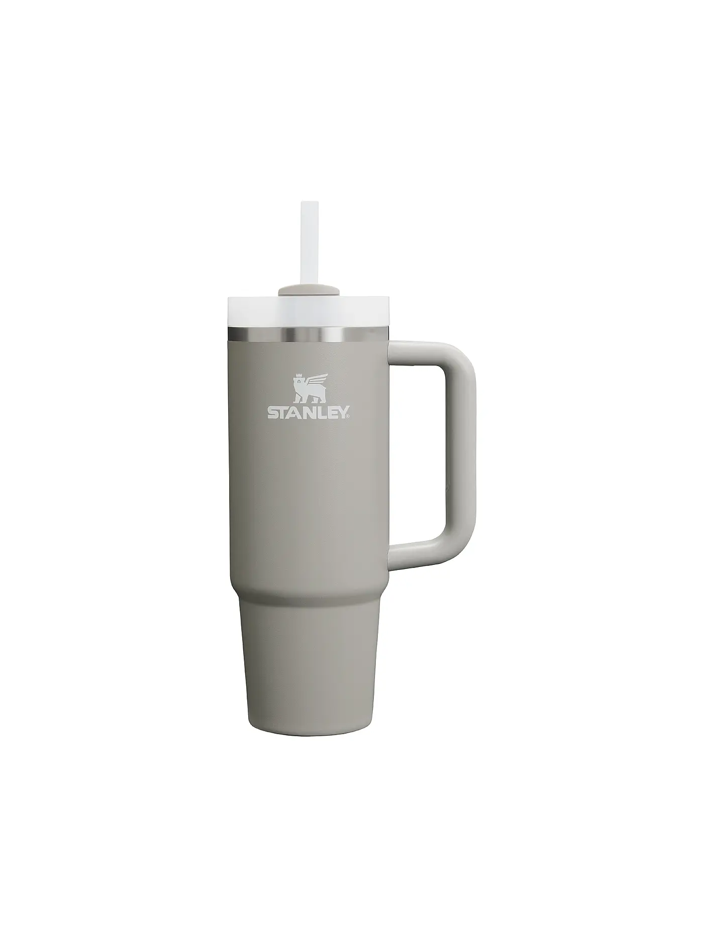 STANLEY | Isolierflasche - Thermosflasche Quencher H2.0 0,89l  Violet Blossom | hellgrau