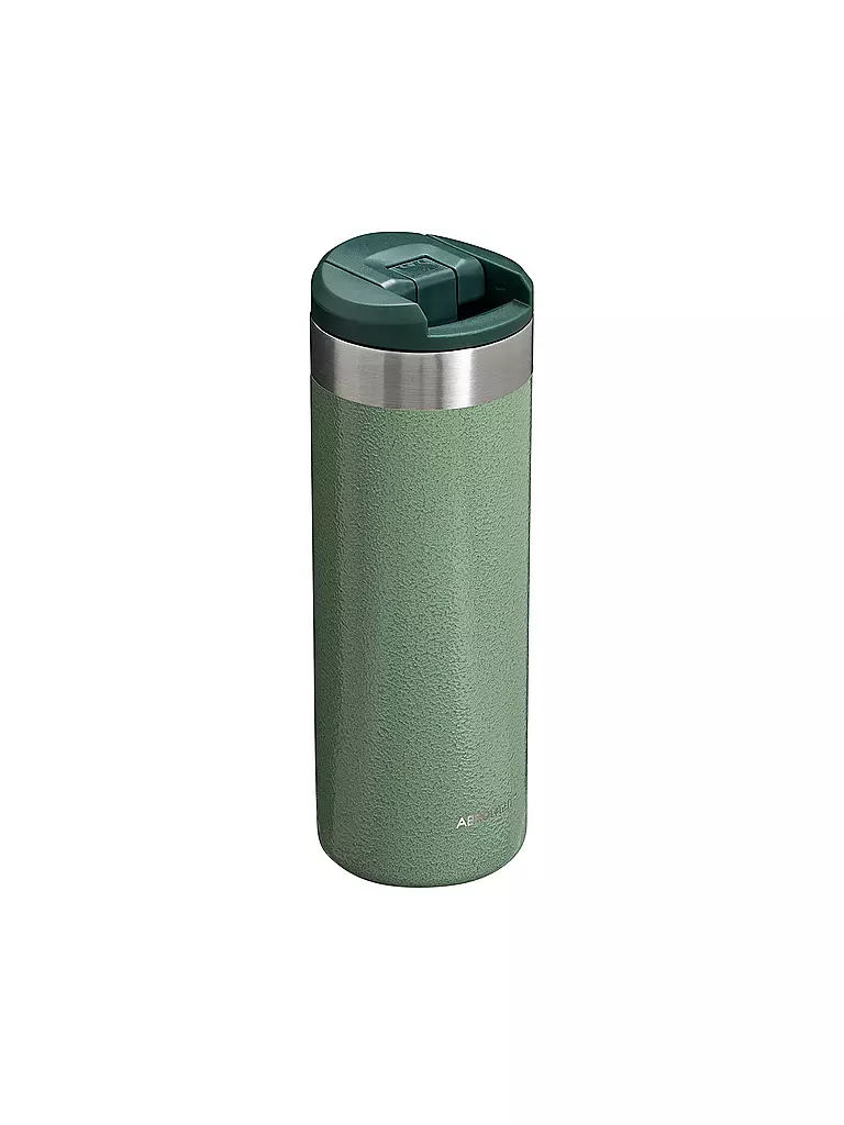 STANLEY | Isoliertrinkbecher AEROLIGHT MUG HAMMERTONE GREEN 0,47L | hellgrau