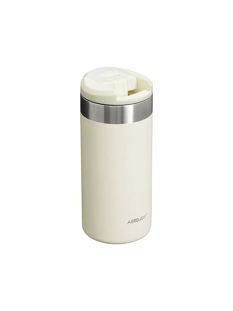 STANLEY | Isoliertrinkbecher AEROLIGHT TRANSIT MUG 0,35l Cream | hellgrau