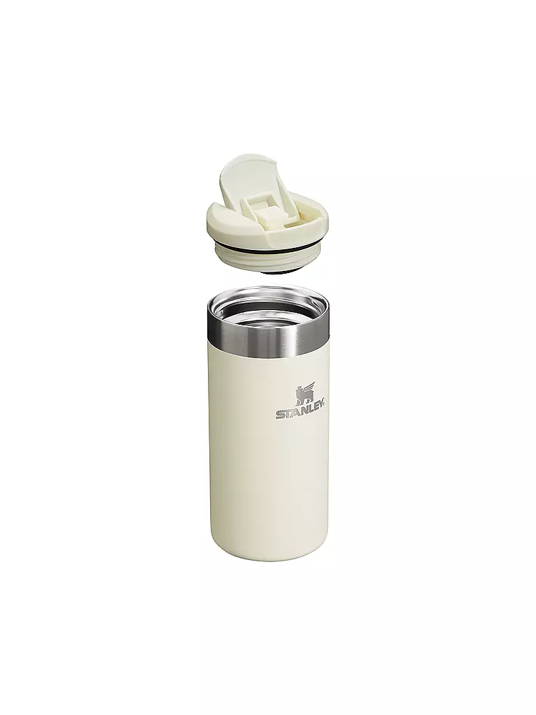 STANLEY | Isoliertrinkbecher AEROLIGHT TRANSIT MUG 0,35l Cream | hellgrau