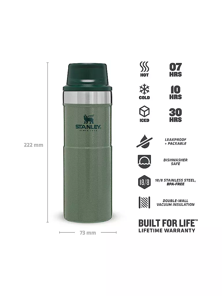 STANLEY | Trigger-Action Travel Mug 0,47l Grün | olive