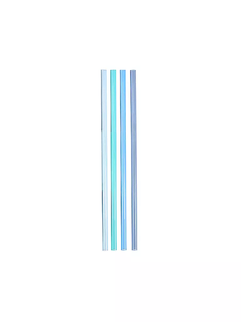 STANLEY | Trinkhalm 4er Set QUENCHER STAW SET Blue | hellblau