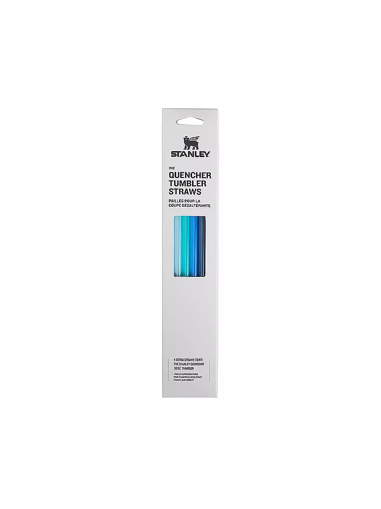 STANLEY | Trinkhalm 4er Set QUENCHER STAW SET Blue | hellblau