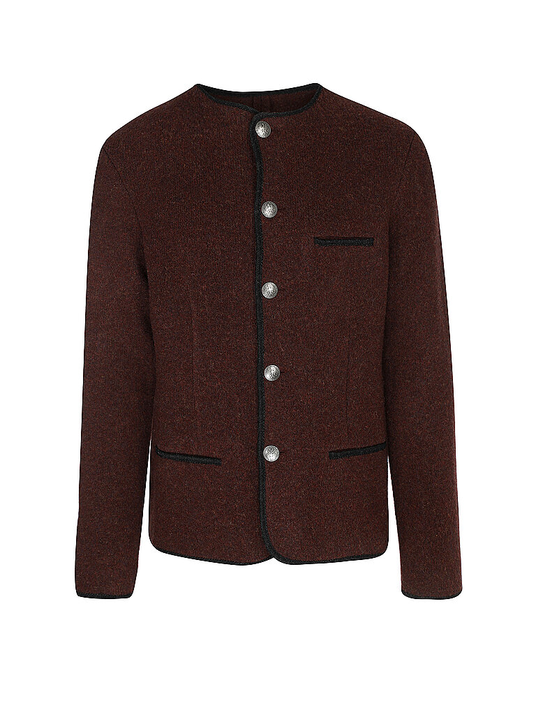 STAPF Trachtenjacke Relaxed Fit BRUNHARD  dunkelrot | XL