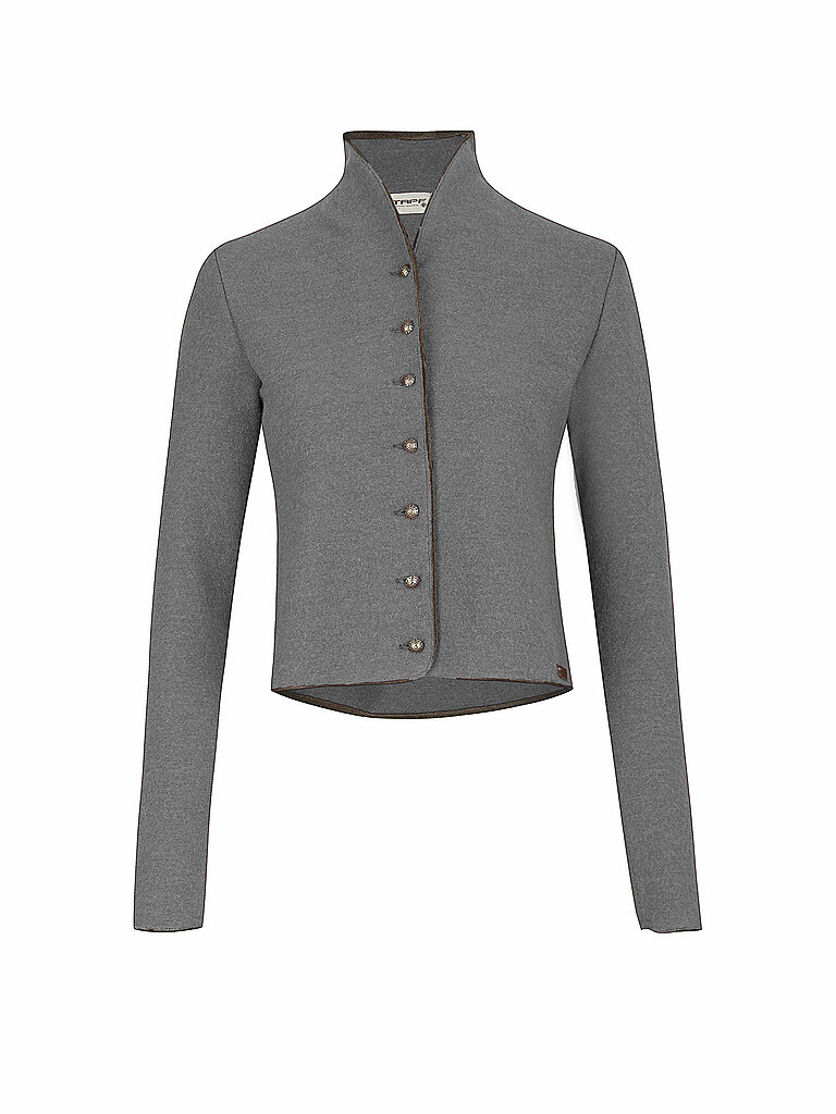 Trachtenstrickjacke BRUNA grau XXL damen