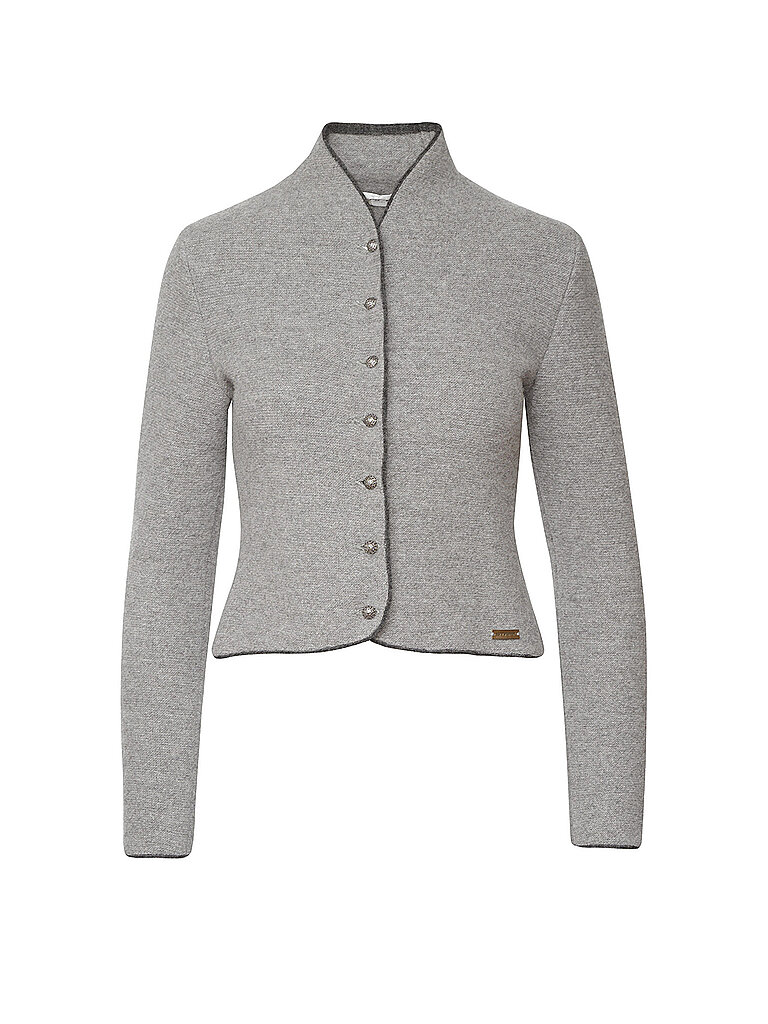 STAPF Trachtenstrickjacke DORIKA hellgrau | XL