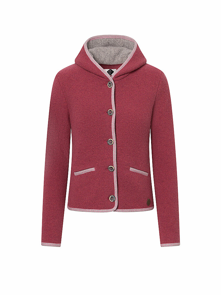 STAPF Trachtenstrickjacke MALWINE rot | XS