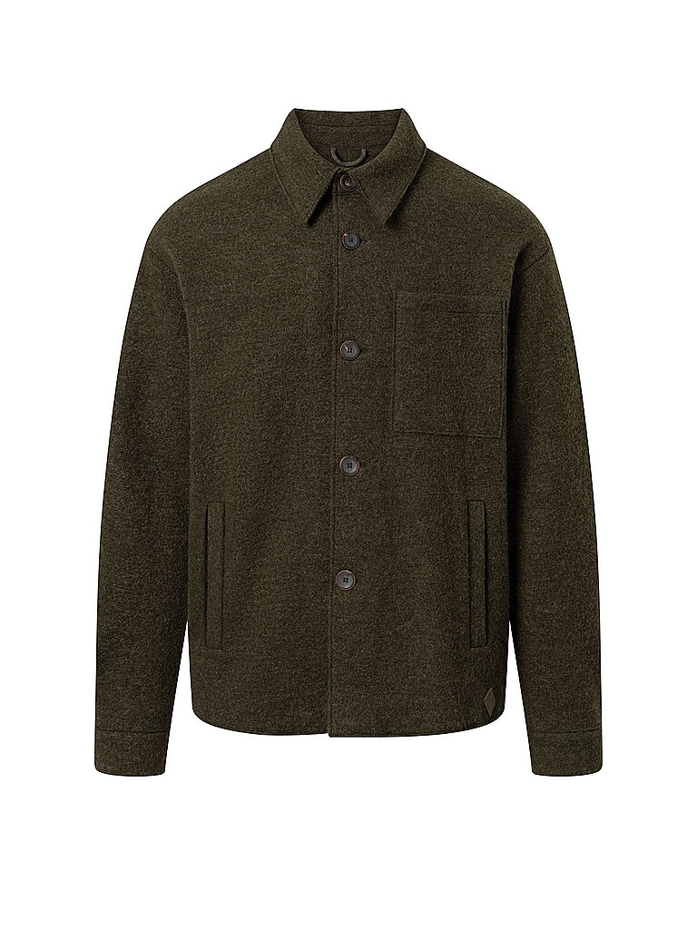 STAPF Overshirt ELVIN dunkelgrün | S