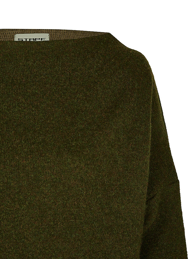 STAPF | Pullover Boxy Fit Nicoletta | olive