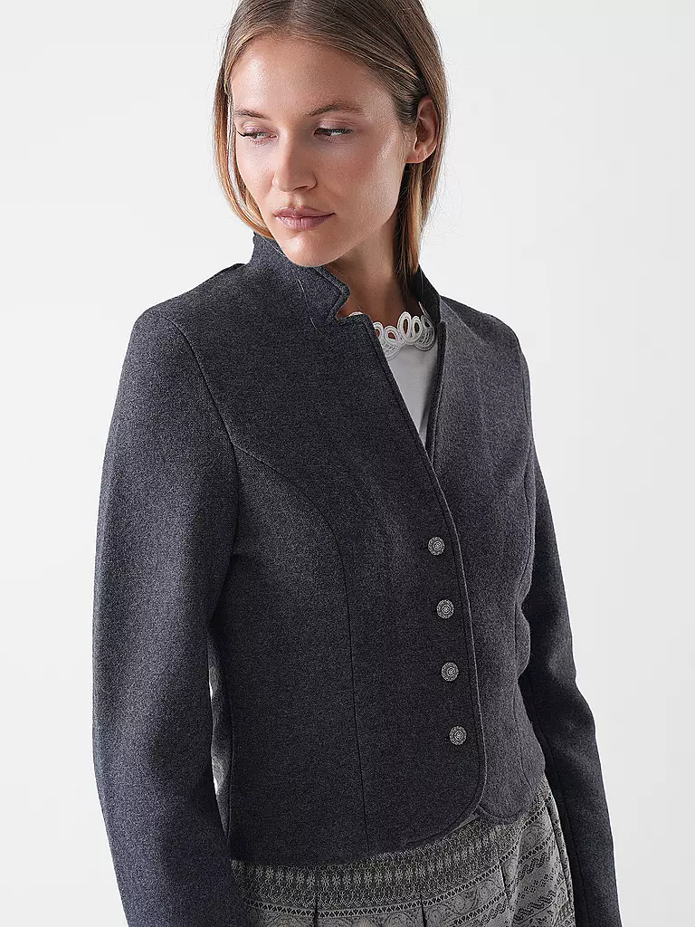 STAPF | Trachtenstrickjacke BALEA | grau