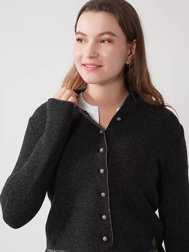 STAPF | Trachtenstrickjacke DORIKA | schwarz