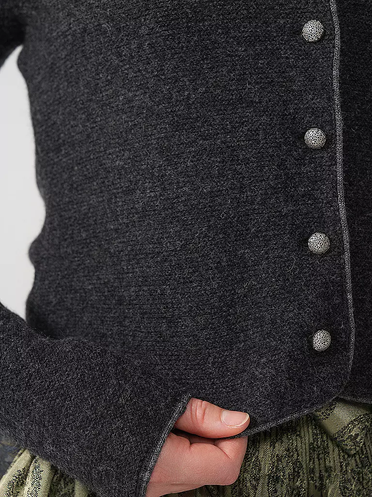 STAPF | Trachtenstrickjacke DORIKA | schwarz