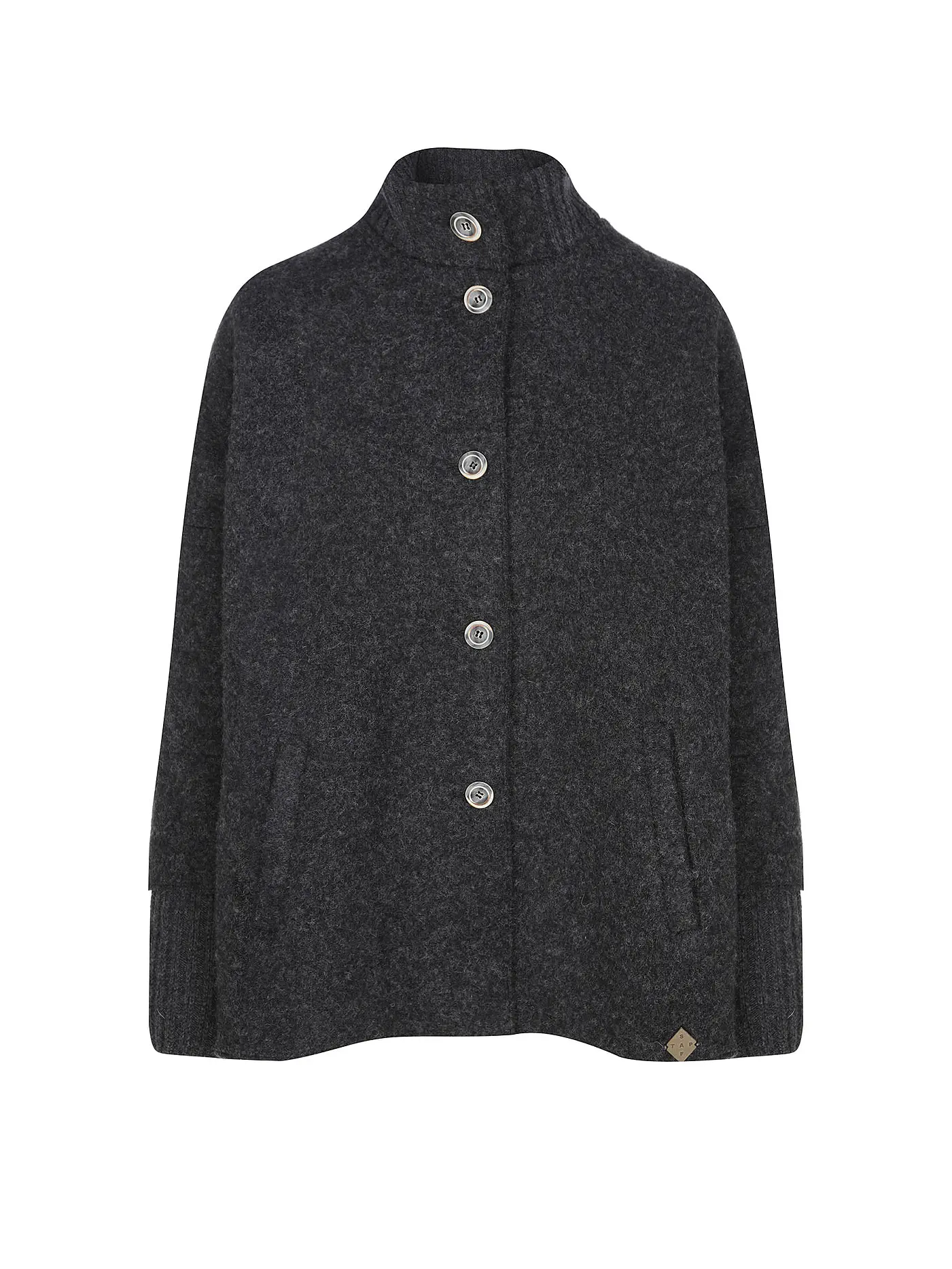 STAPF | Trachtenstrickjacke ILSA | schwarz