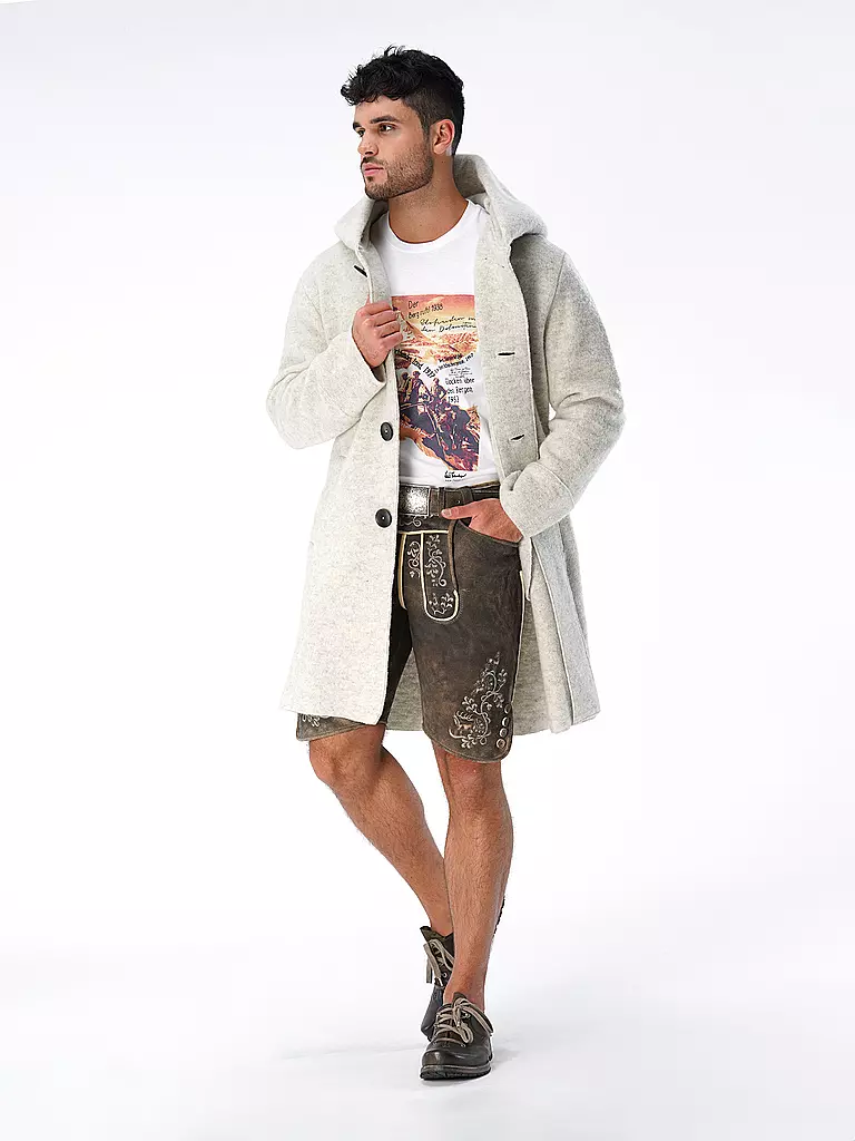 STAPF | Wollmantel Oversized Fit ADRIANO  | beige
