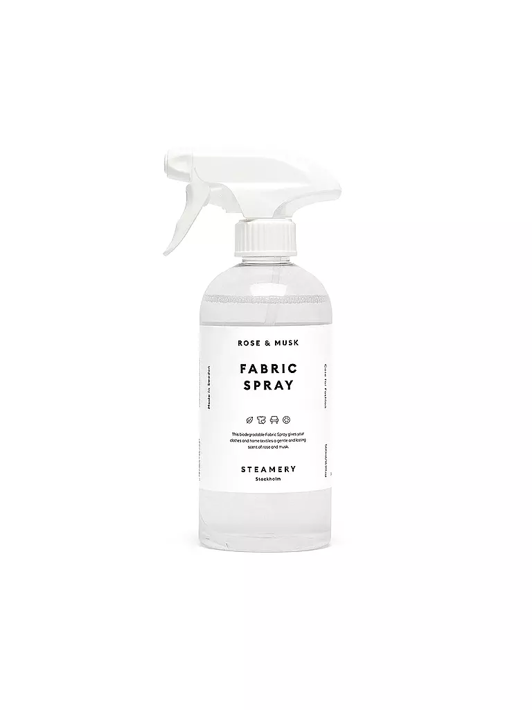 STEAMERY | Wäschepflege - Fabric Spray 500ml ( Rose / Musk ) | transparent