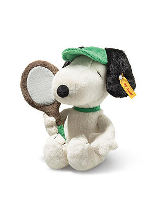 STEIFF | Plüschtier SNOOPY TENNIS 22cm Weiss