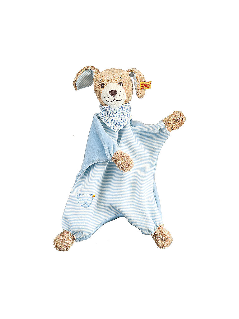 Schlaf-gut-Bär Schmusetuch 30cm Blau blau baby